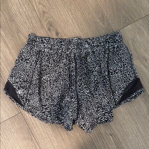 lululemon athletica Black and White Athletic Shorts